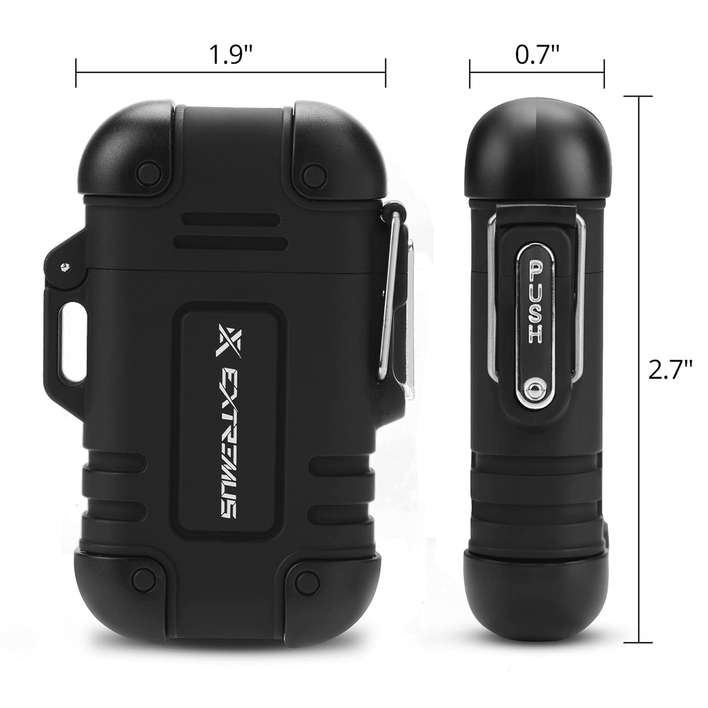 Extremus Blaze 360 USB Rechargeable Electric Arc Plasma Lighters - Waterproof & Windproof for Camping, Hiking, Outdoor Adventures