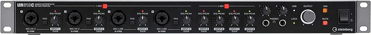 Steinberg UR22C 2x2 USB 3.0 Audio Interface with Cubase AI and Cubasis LE