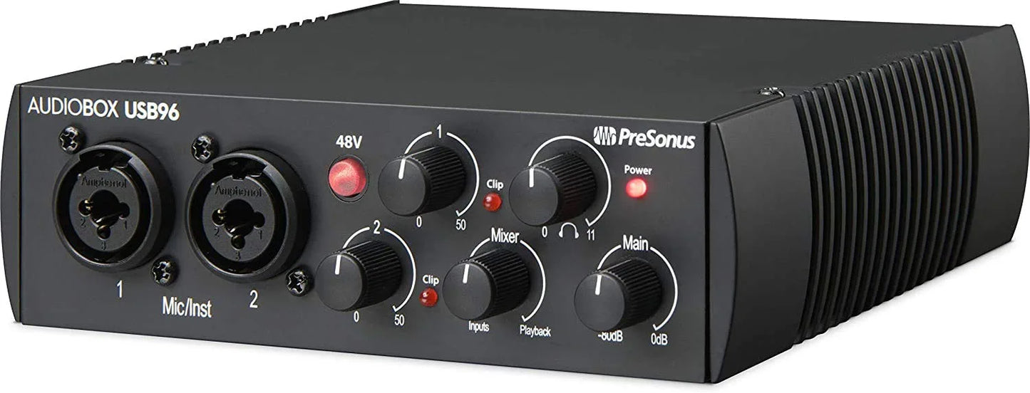 PreSonus AudioBox iOne 2x2 USB/iPad Audio Interface with Studio One Artist and Ableton Live Lite DAW Recording Software