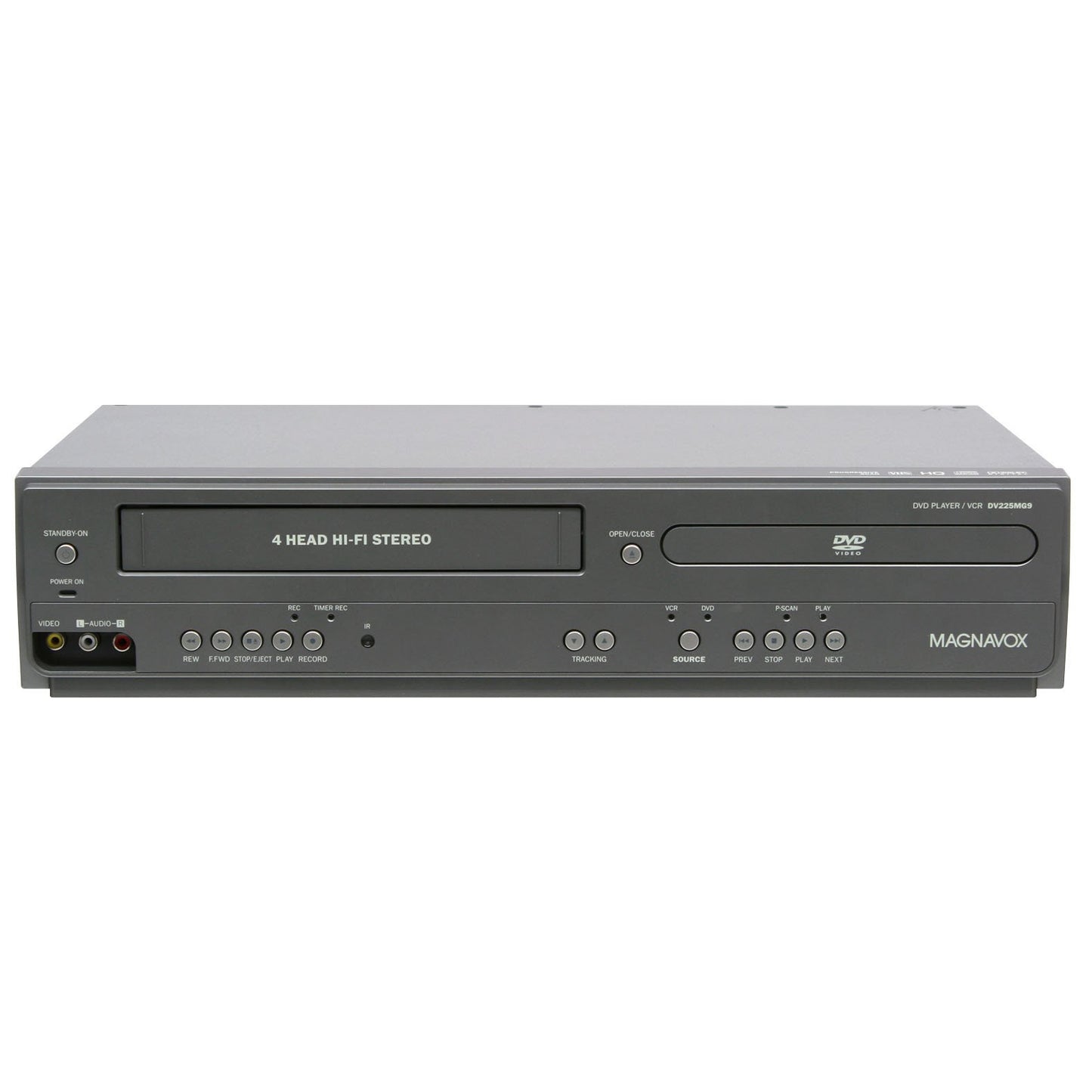 Magnavox DV225MG9 DVD Player and 4 Head Hi-Fi Stereo VCR (Renewed)