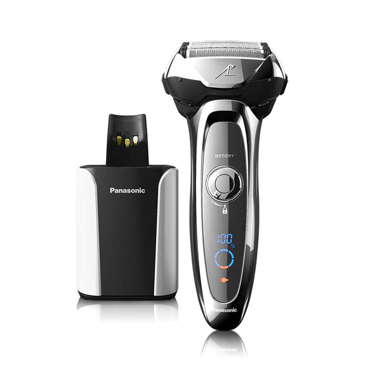 Panasonic Arc5 Electric Razor for Men ES-LV65-S + Replacement Outer Foil WES9173P, 5 Blade Shaver and Trimmer, Shave Sensor and Multi Flex Pivoting Head, ES-COS65, Black