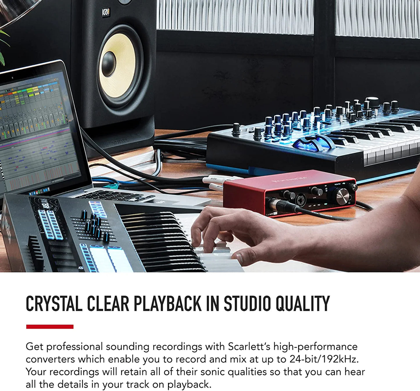 Focusrite Scarlett Solo 3rd Gen USB Audio Interface, for the Guitarist, Vocalist, Podcaster or Producer — High-Fidelity, Studio Quality Recording, and All the Software You Need to Record