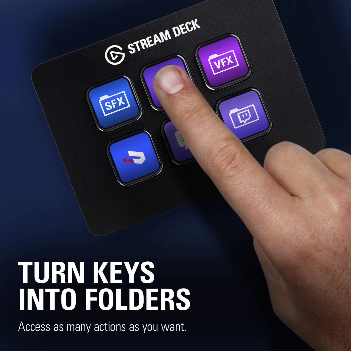 Elgato Stream Deck Mini – Compact Studio Controller, 6 Macro Keys, Trigger Actions in Apps and Software Like OBS, Twitch, YouTube and More, Works with Mac and PC