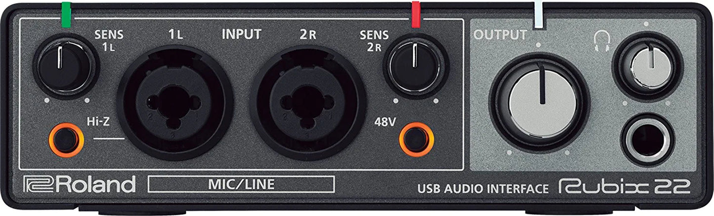 Roland Rubix 22 USB Audio Interface 2 in/2 Out (RUBIX22)