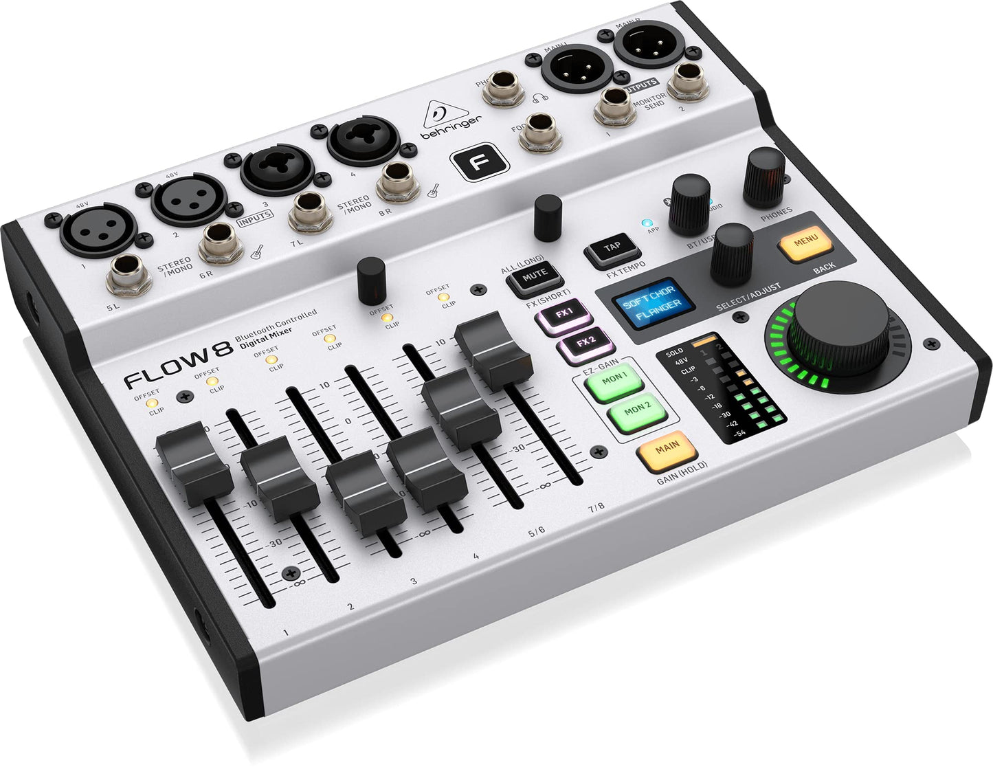 Behringer FLOW 8 8-Input Digital USB Audio Mixer with Bluetooth