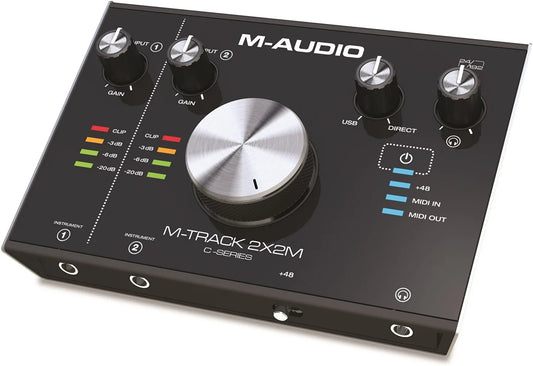 M Audio M Track 2X2 | 2 In / 2 Out 24/192 USB Audio Interface