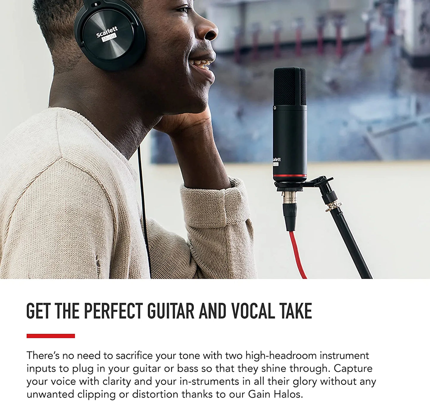 Focusrite Scarlett 2i2 3rd Gen USB Audio Interface for Recording, Songwriting, Streaming and Podcasting — High-Fidelity, Studio Quality Recording, and All the Software You Need to Record