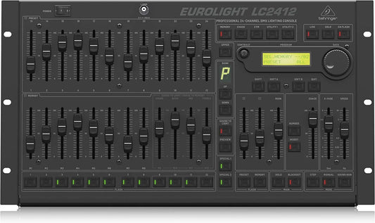 Behringer EUROLIGHT LC2412 V2 Professional 24 Channel DMX Lighting Console