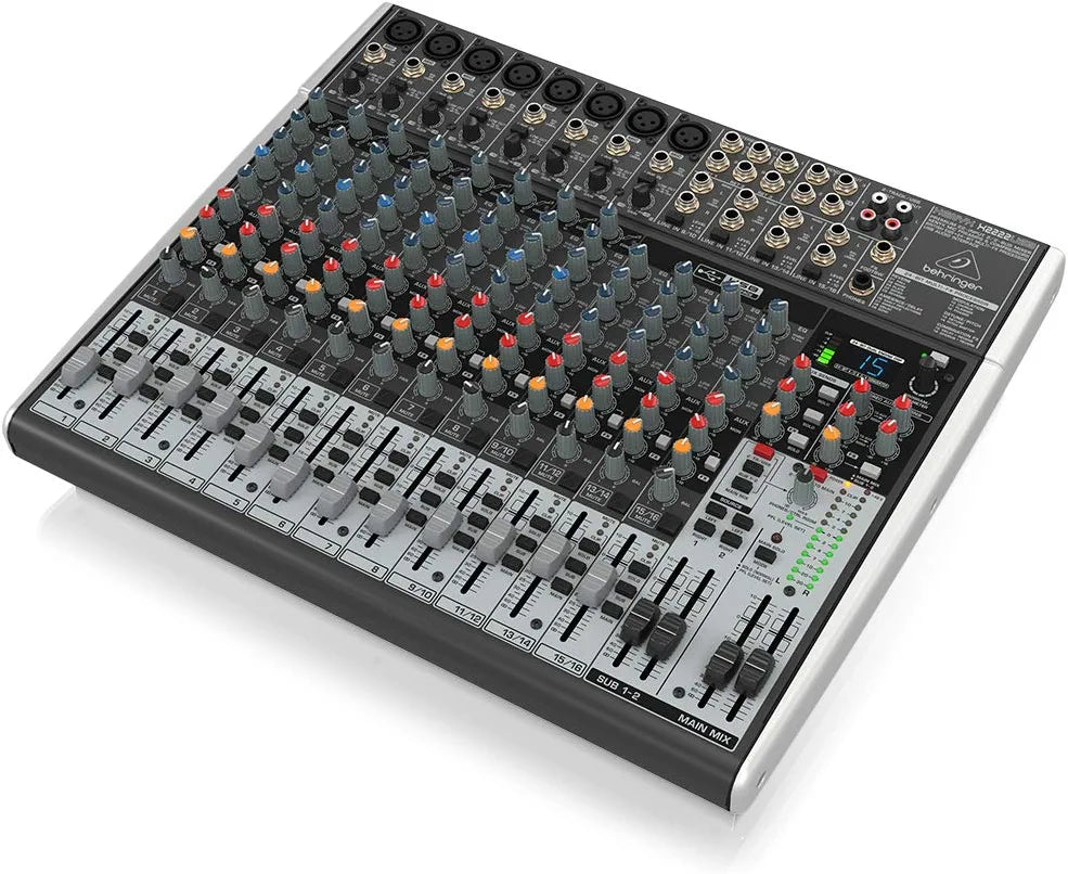 Behringer Xenyx X2222USB Mixer with USB and Effects