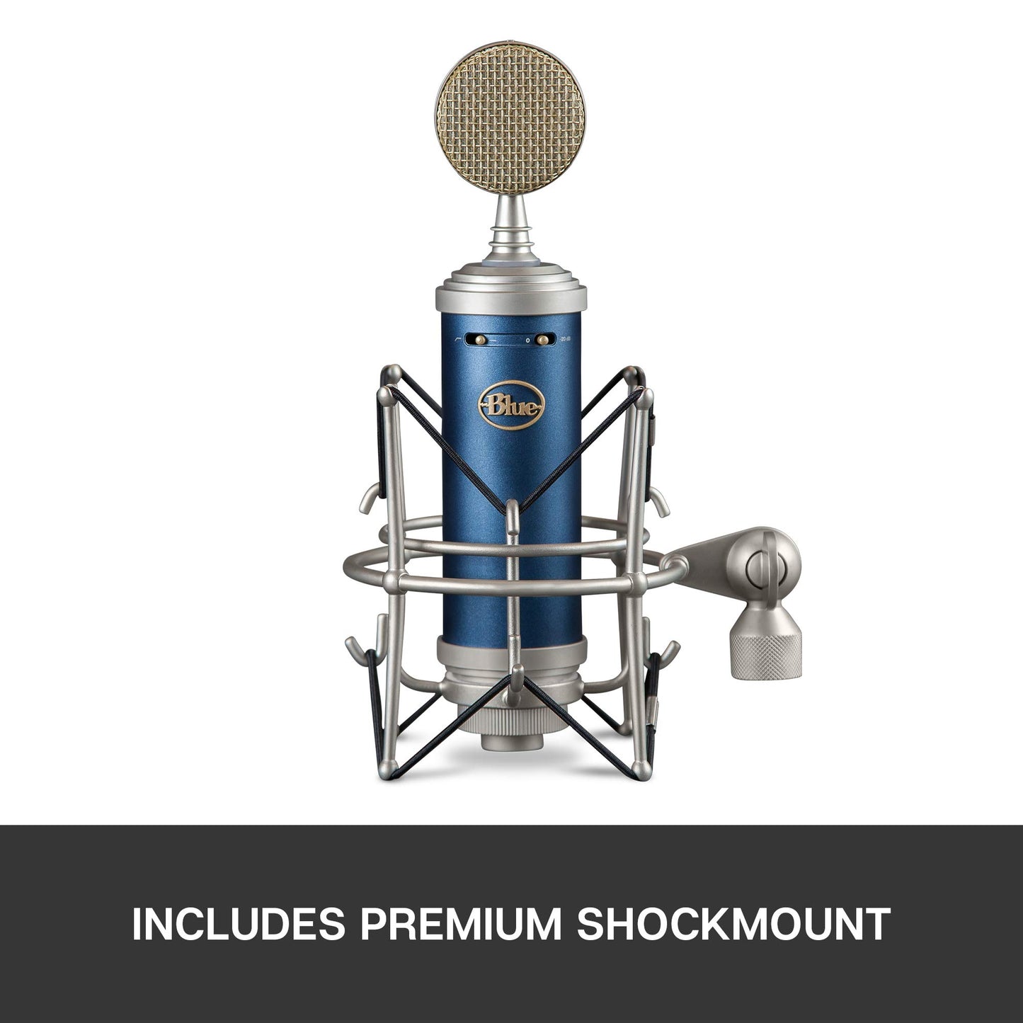 Blue Microphone Bluebird SL XLRCardioid Condenser Microphone for Recording, Streaming, Podcasting, Gaming, Mic with Large Diaphragm Cardioid Capsule, Shockmount and Protective Case