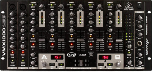 Behringer Pro Mixer VMX1000USB 5-channel DJ Mixer