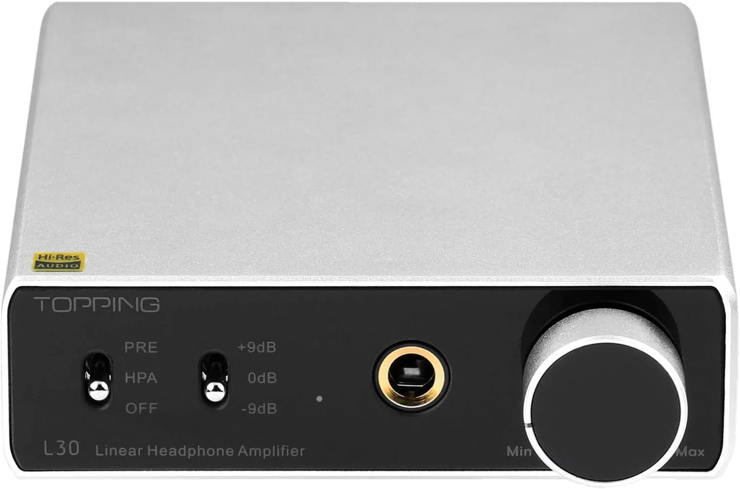 TOPPING [New Version] L30 Mini HiFi Amp Audio Hi-Res Headphone Amplifier NFCA Preamplifier (Sliver)