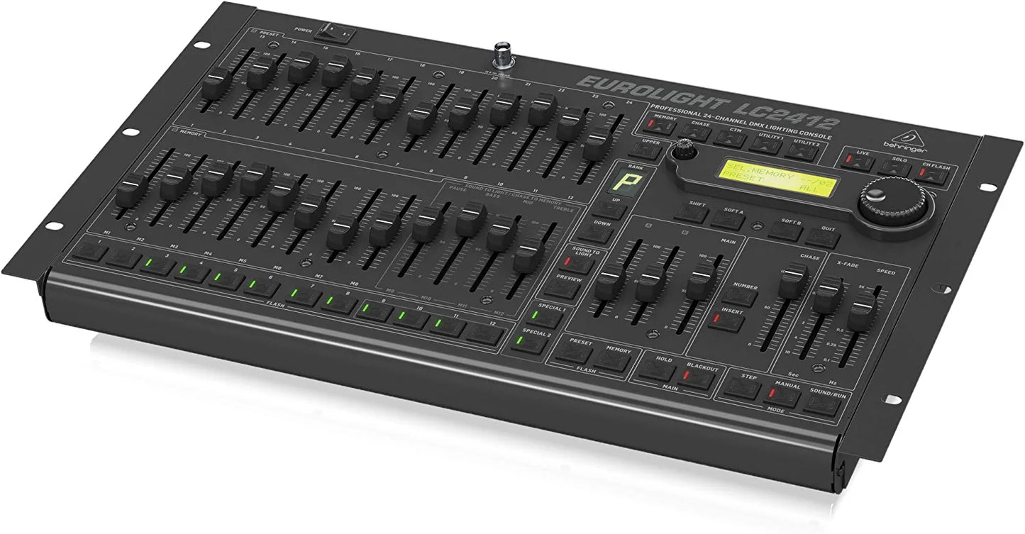 Behringer EUROLIGHT LC2412 V2 Professional 24 Channel DMX Lighting Console