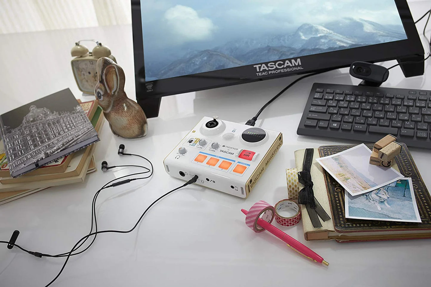 Tascam US-32 MiniStudio USB Podcasting Broadcast Audio Interface