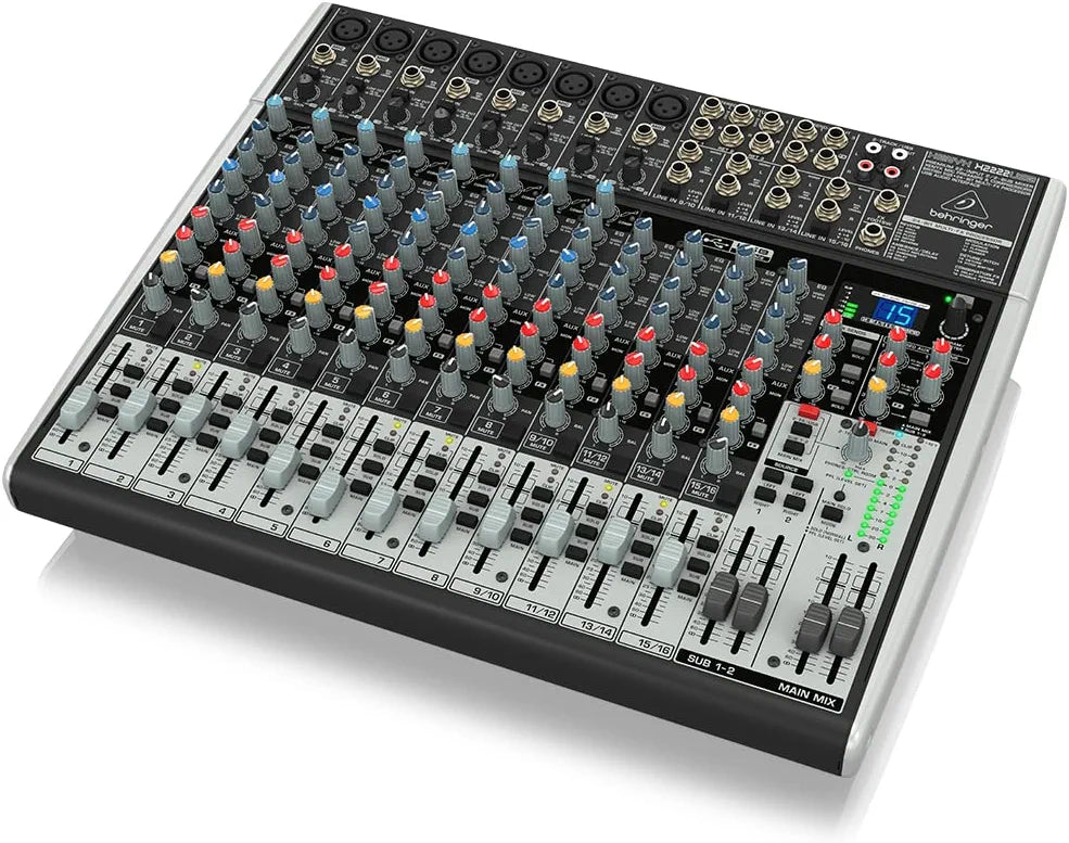 Behringer Xenyx X2222USB Mixer with USB and Effects