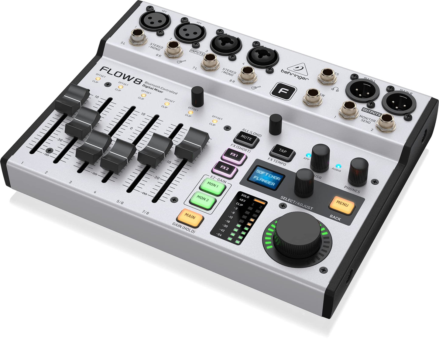 Behringer FLOW 8 8-Input Digital USB Audio Mixer with Bluetooth