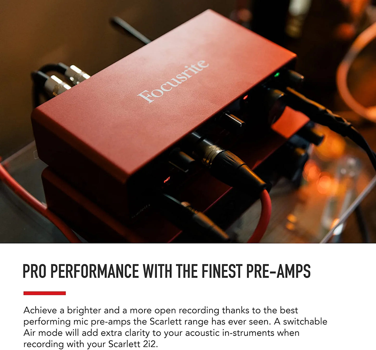 Focusrite Scarlett Solo 3rd Gen USB Audio Interface, for the Guitarist, Vocalist, Podcaster or Producer — High-Fidelity, Studio Quality Recording, and All the Software You Need to Record