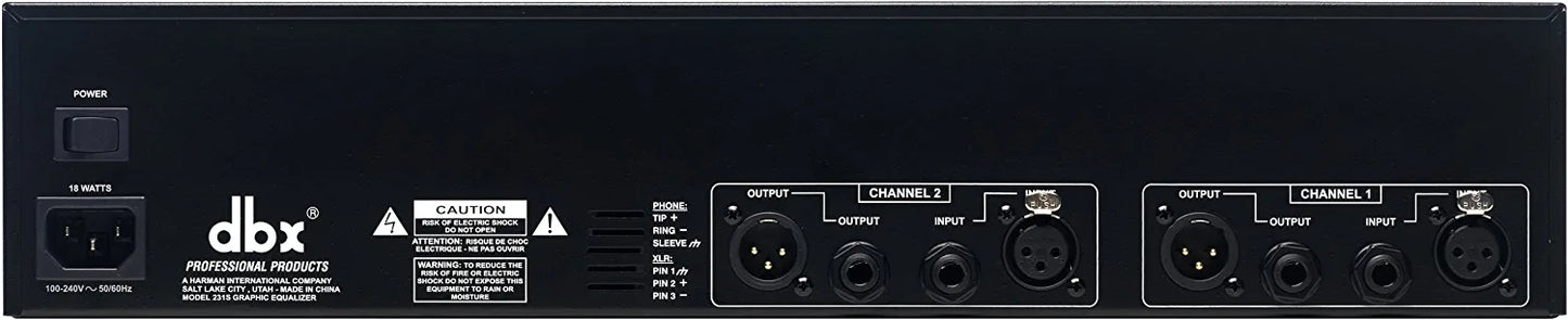 dbx 231s Dual Channel 31-Band Equalizer