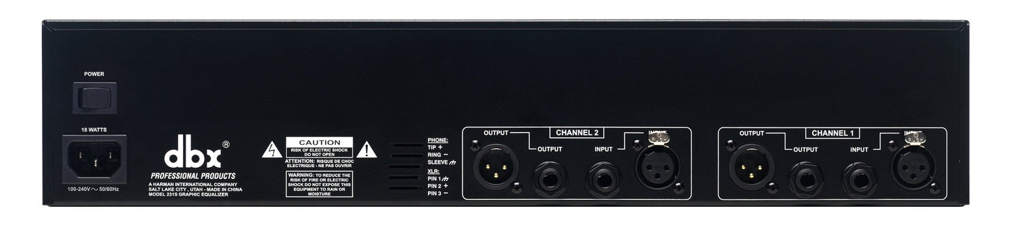 dbx 231s Dual Channel 31-Band Equalizer