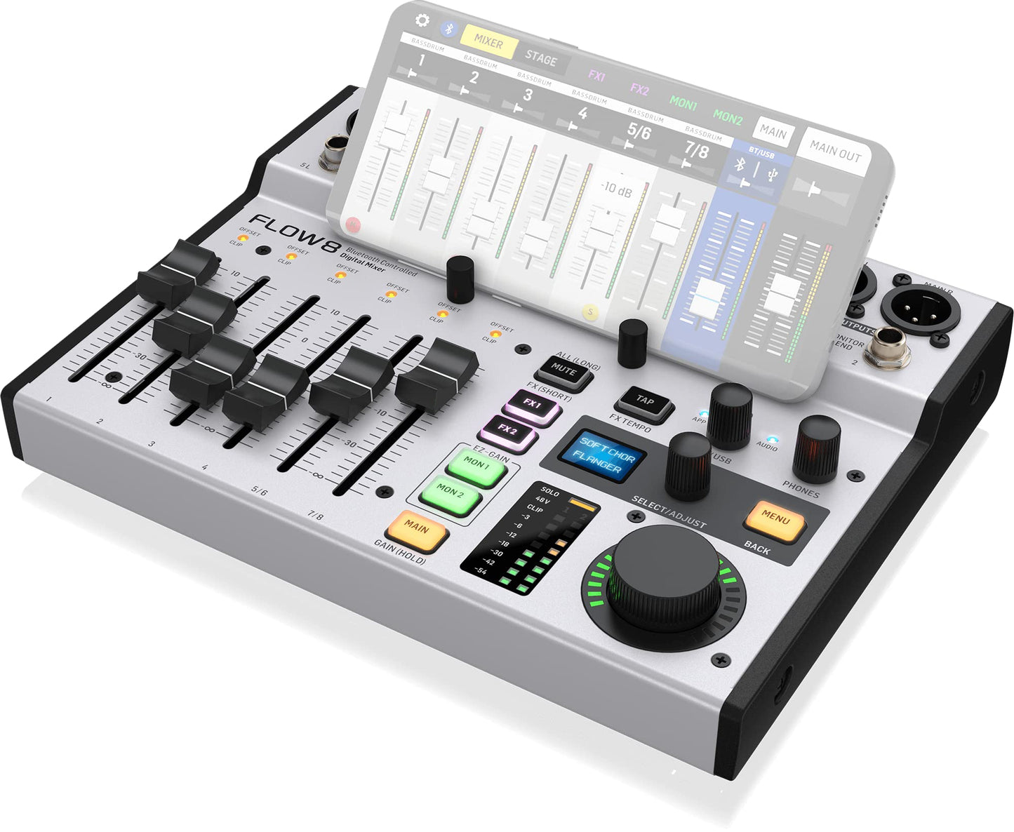 Behringer FLOW 8 8-Input Digital USB Audio Mixer with Bluetooth