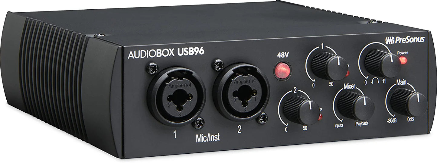 PreSonus AudioBox iOne 2x2 USB/iPad Audio Interface with Studio One Artist and Ableton Live Lite DAW Recording Software