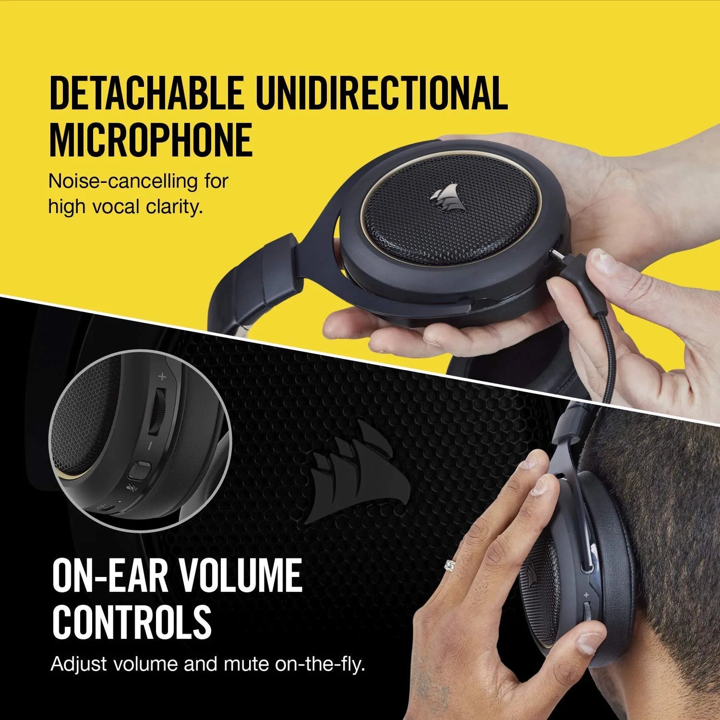 CORSAIR HS70 SE Wireless - 7.1 Surround Sound Gaming Headset - Discord Certified Headphones - Special Edition