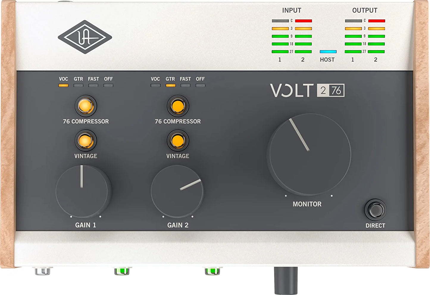 UA Volt 1 USB Audio Interface for recording, podcasting, and streaming with essential audio software, including $400 in UAD plug-ins