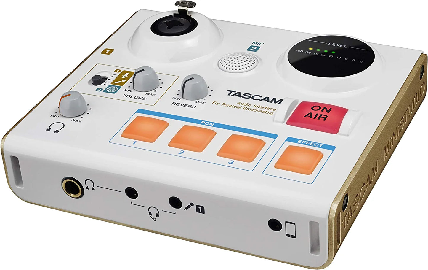 Tascam US-32 MiniStudio USB Podcasting Broadcast Audio Interface