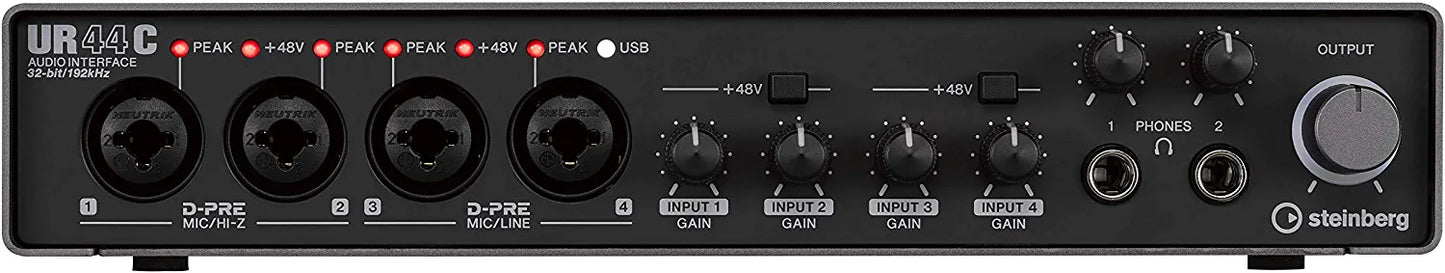 Steinberg UR22C 2x2 USB 3.0 Audio Interface with Cubase AI and Cubasis LE