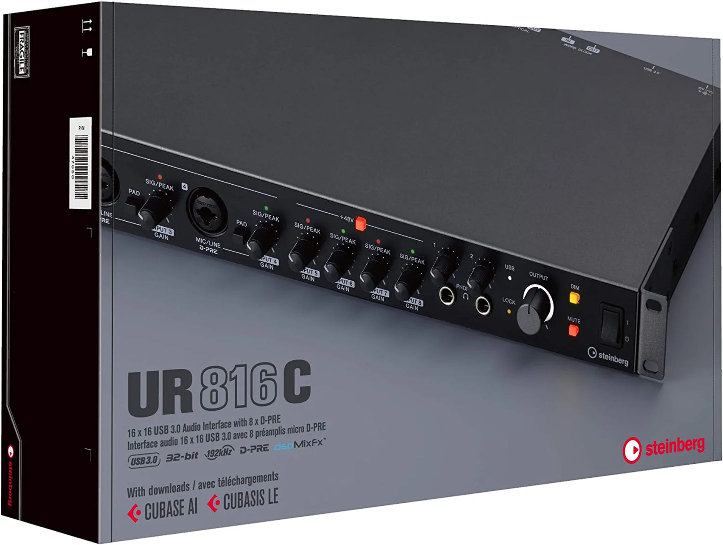 Steinberg UR22C 2x2 USB 3.0 Audio Interface with Cubase AI and Cubasis LE