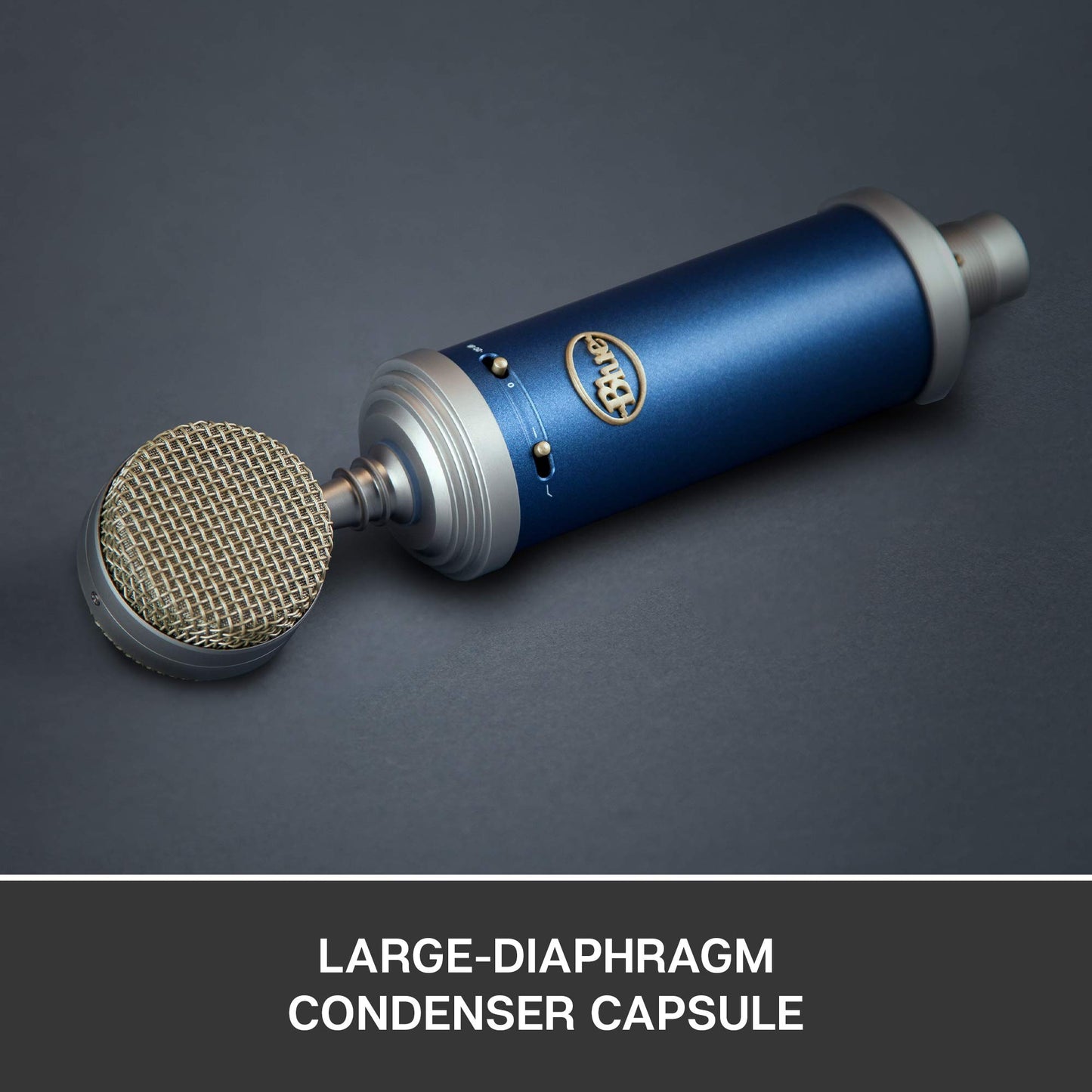 Blue Microphone Bluebird SL XLRCardioid Condenser Microphone for Recording, Streaming, Podcasting, Gaming, Mic with Large Diaphragm Cardioid Capsule, Shockmount and Protective Case