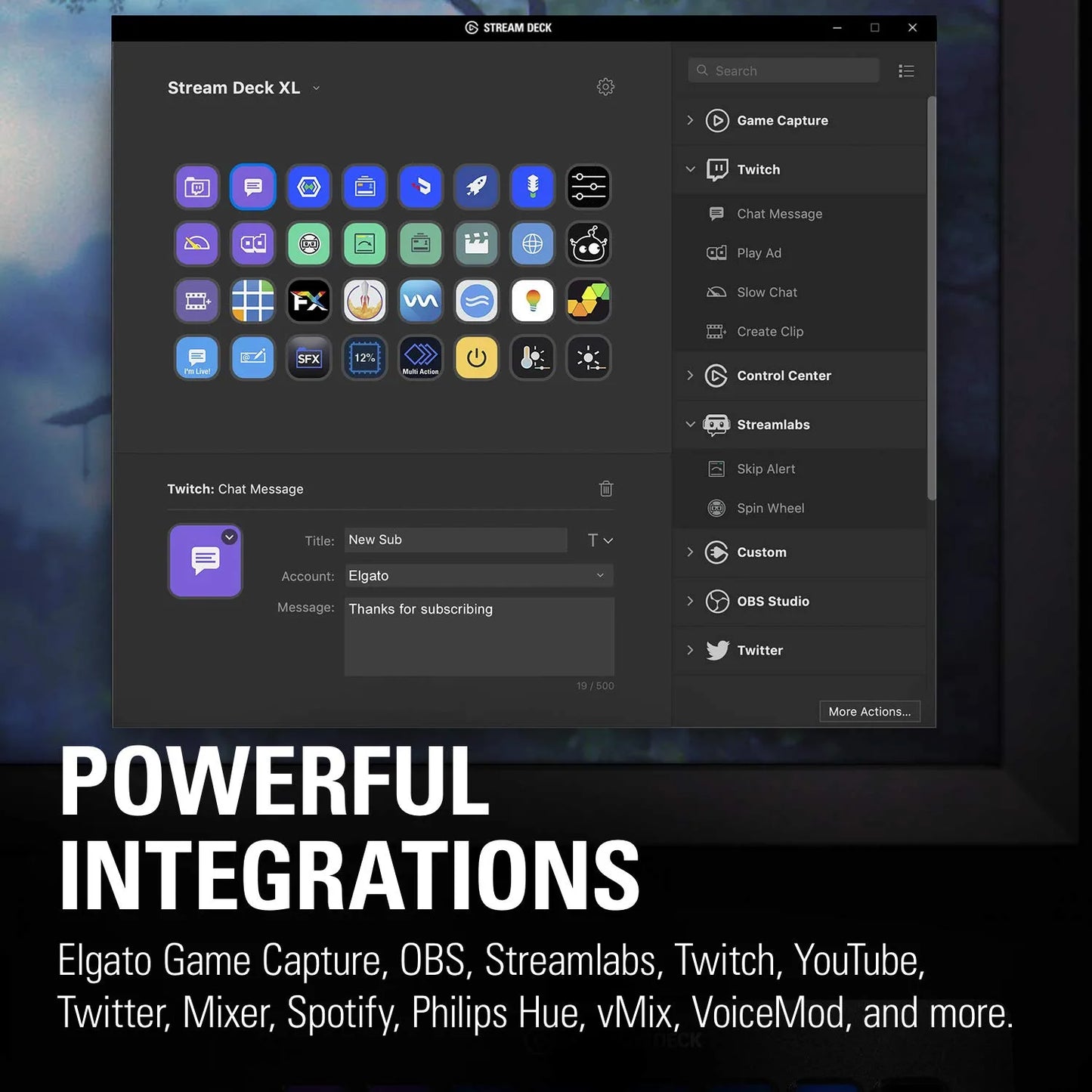 Elgato Stream Deck XL - Advanced Stream Control with 32 Customizable LCD Keys, for Windows 10 and macOS 10.13 or Later (10GAT9901)