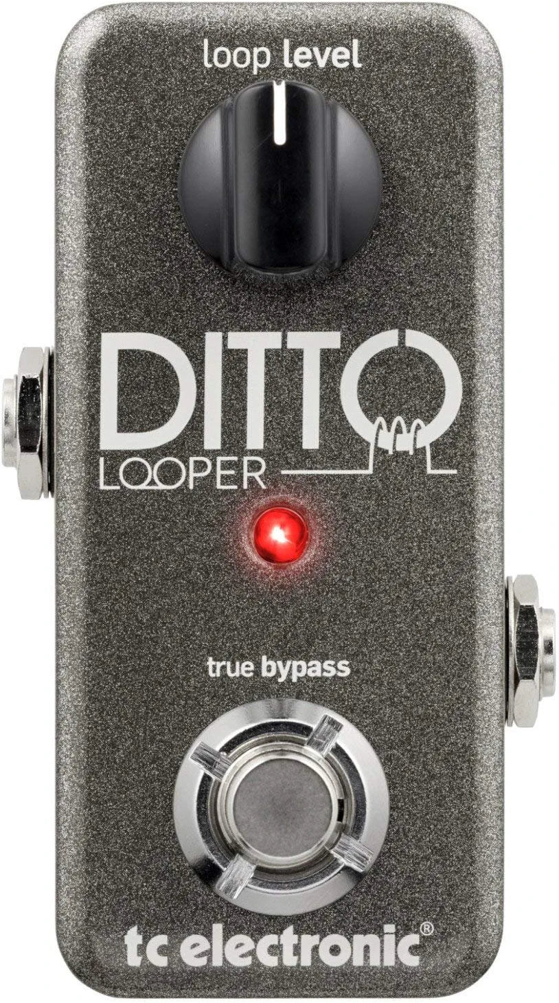 TC Electronics Ditto Looper Effects Pedal with ac power adapter