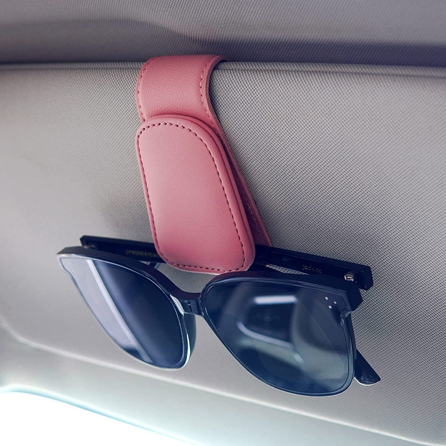 Sunglass holder in cars Visor Accessories (Black)