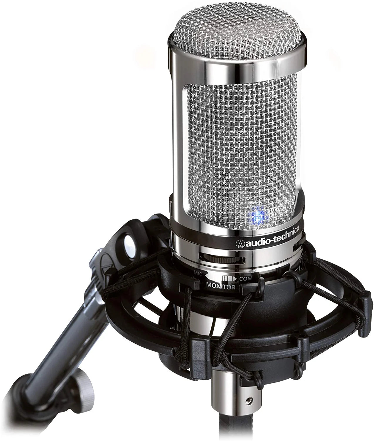 Audio-Technica AT2020 Cardioid Condenser Studio XLR Microphone, Ideal for Project/Home Studio Applications