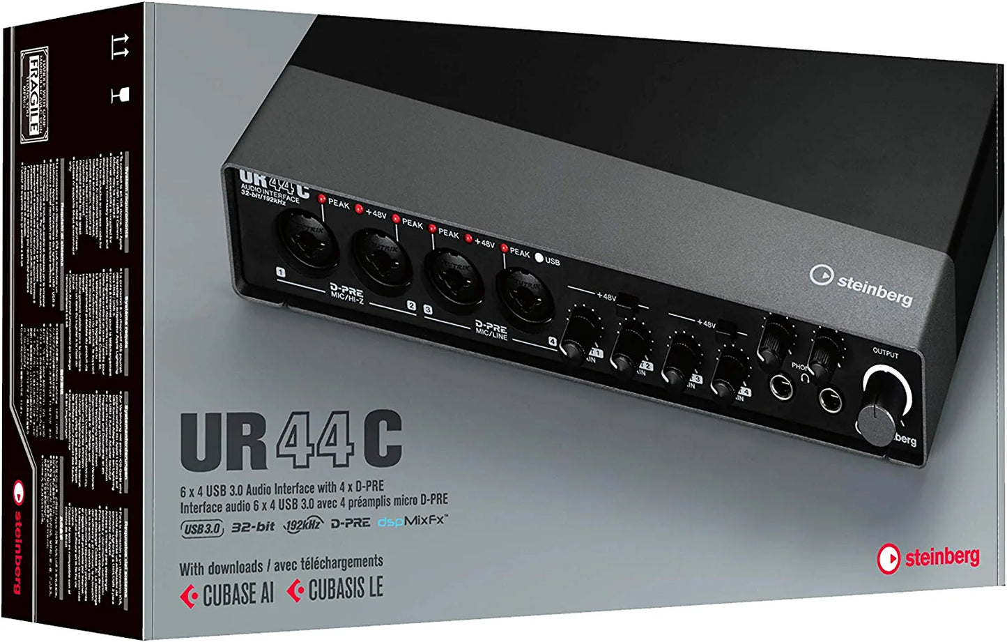 Steinberg UR22C 2x2 USB 3.0 Audio Interface with Cubase AI and Cubasis LE