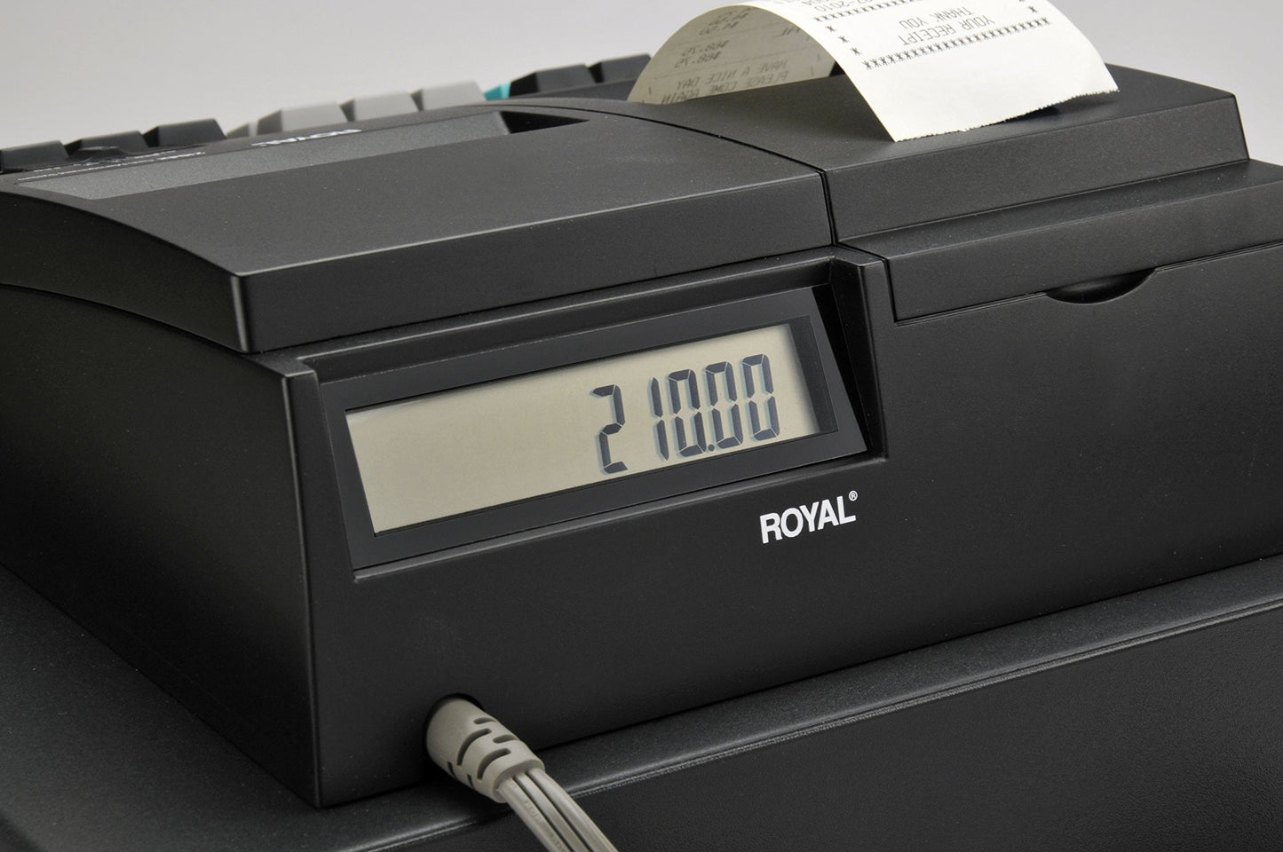 Refurbished Royal 210DX Cash Register (24 dept., 1500 PLU, thermal, fits US/Canada bills)