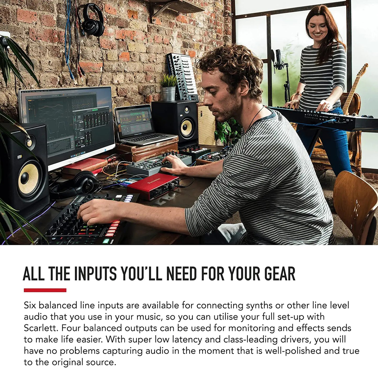 Focusrite Scarlett 8i6 3rd Gen USB Audio Interface, for Producers, Musicians, Bands, Content Creators — High-Fidelity, Studio Quality Recording, and All the Software You Need to Record