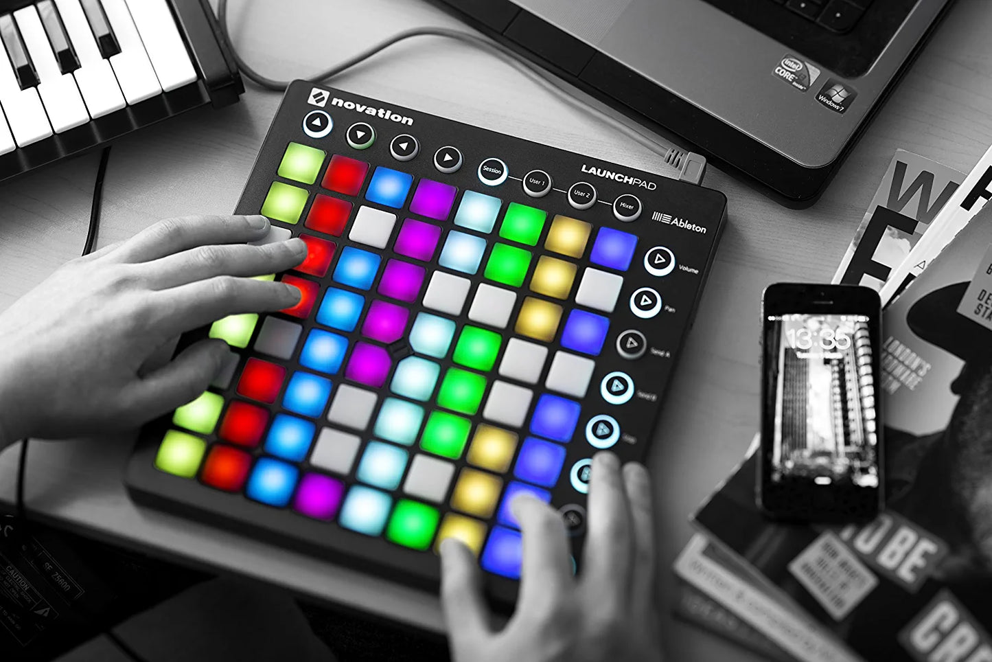 Novation Launchpad Pro 64 Pad Grid Performance Instrument for Ableton