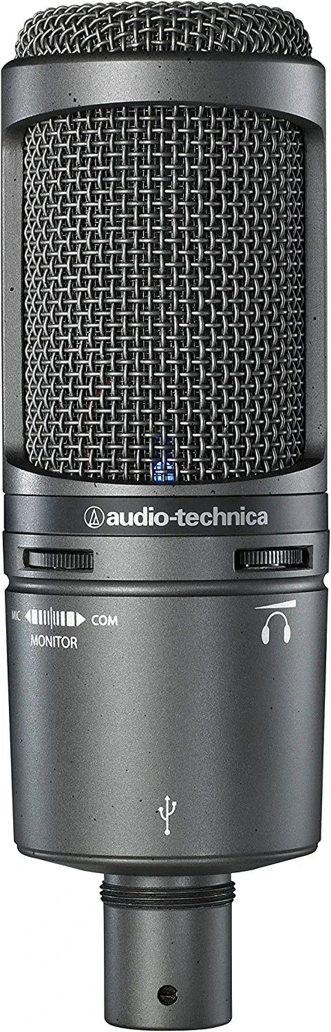 Audio-Technica AT2020 Cardioid Condenser Studio XLR Microphone, Ideal for Project/Home Studio Applications