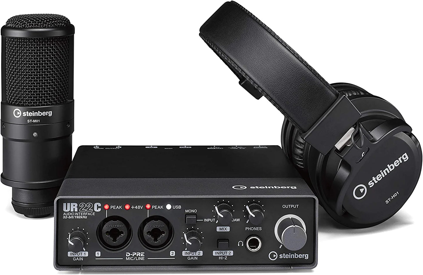 Steinberg UR22C 2x2 USB 3.0 Audio Interface with Cubase AI and Cubasis LE