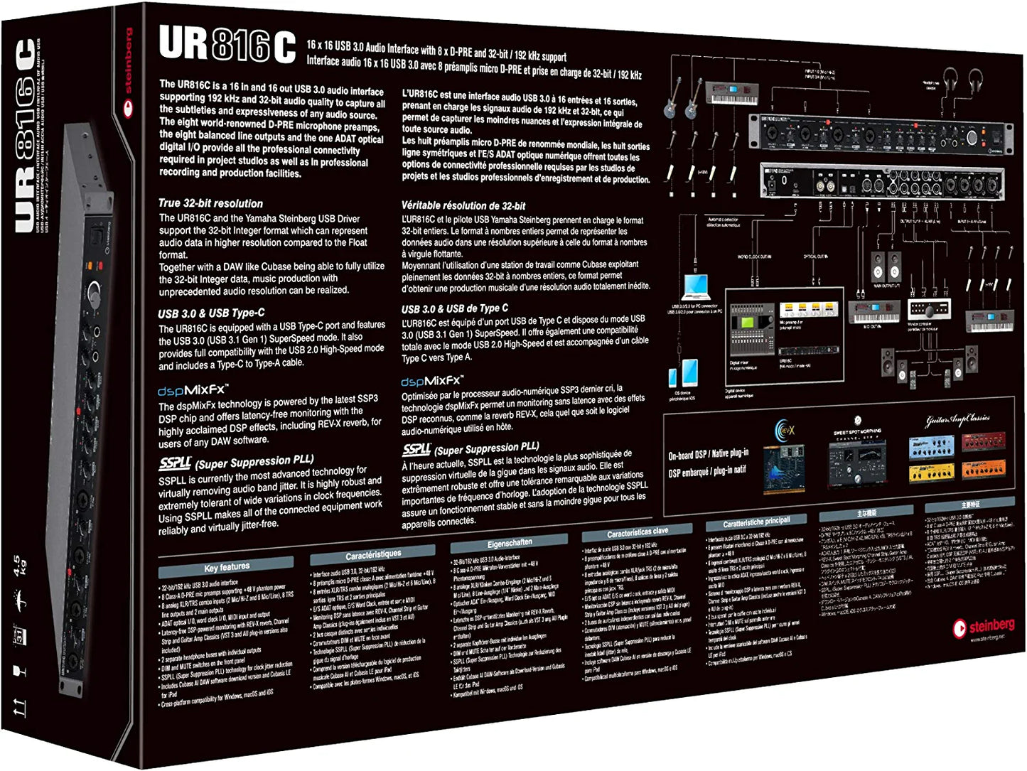 Steinberg UR22C 2x2 USB 3.0 Audio Interface with Cubase AI and Cubasis LE