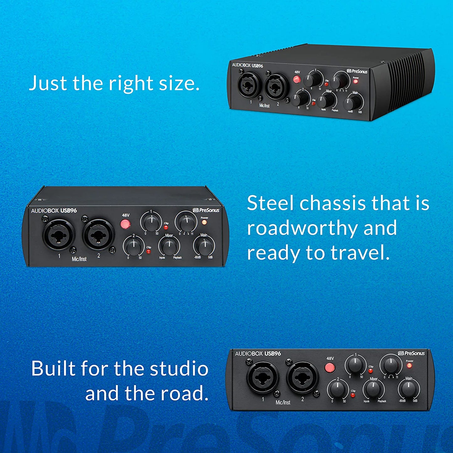 PreSonus AudioBox iOne 2x2 USB/iPad Audio Interface with Studio One Artist and Ableton Live Lite DAW Recording Software