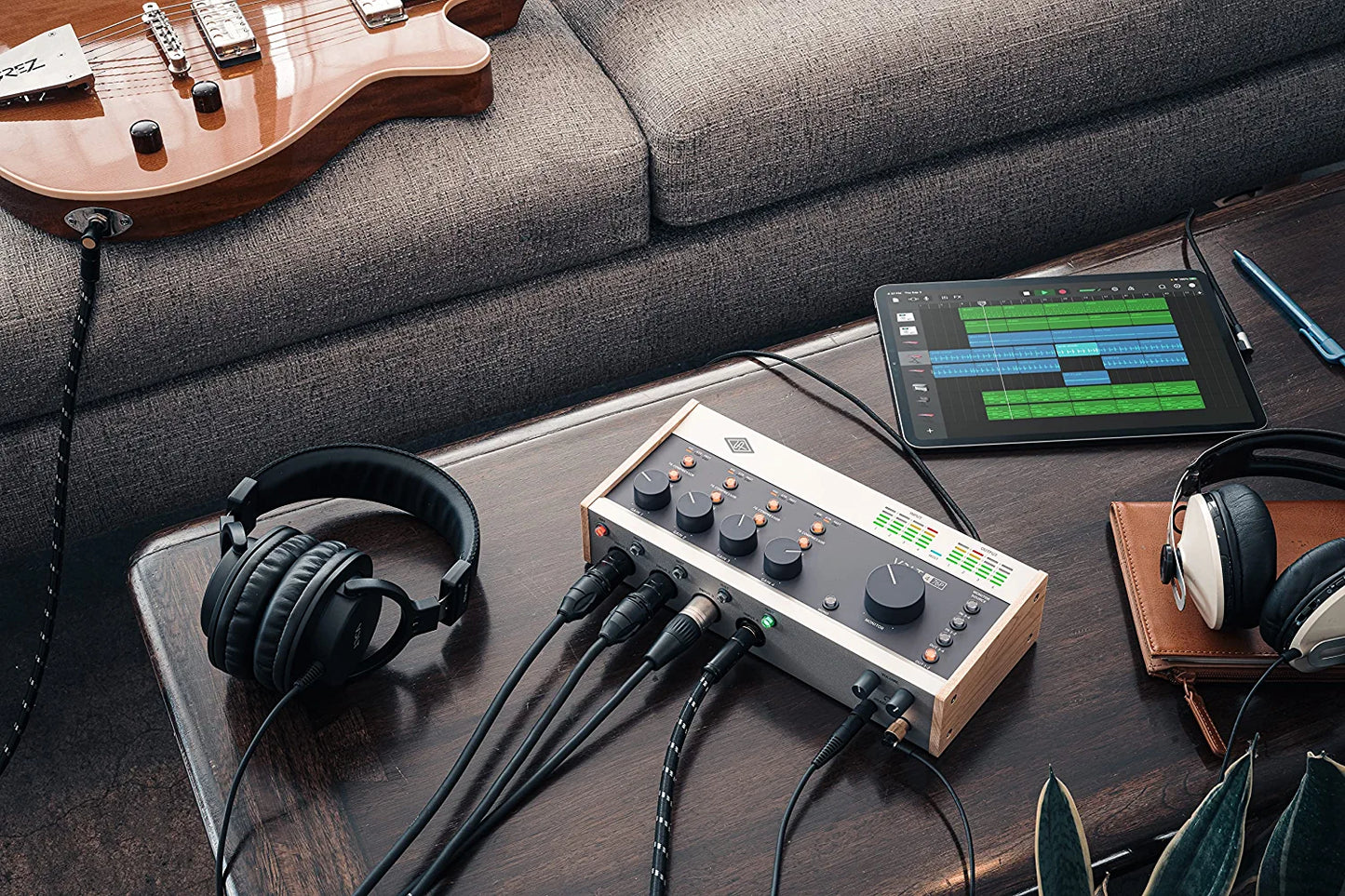 UA Volt 1 USB Audio Interface for recording, podcasting, and streaming with essential audio software, including $400 in UAD plug-ins