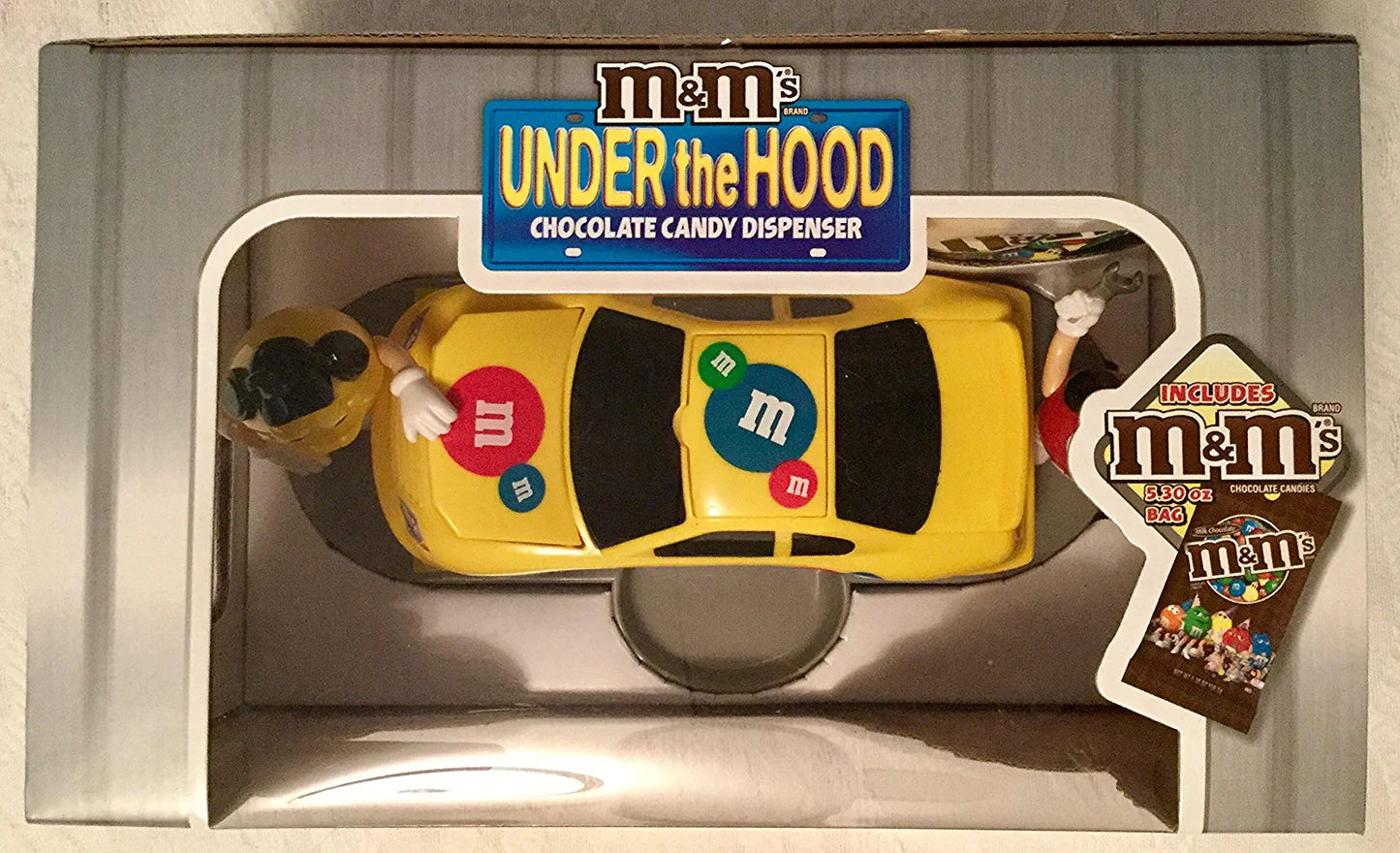 M &M's Under the Hood Chocolate Candy Dispenser